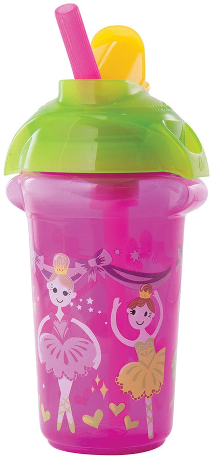 Munchkin Click Lock 9oz Flip Straw Cup - Deco (Colors Vary) - 43844