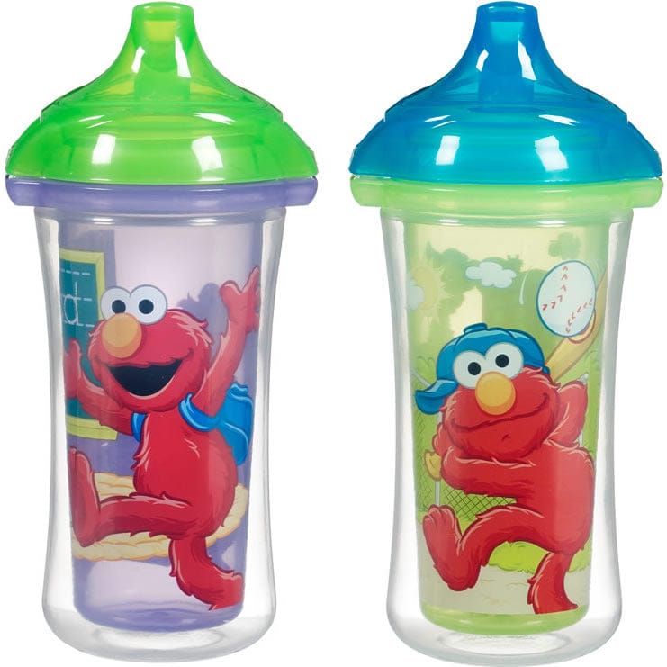 Munchkin Click Lock 9oz Insulated Sippy Cups - 2pk- Sesame Street