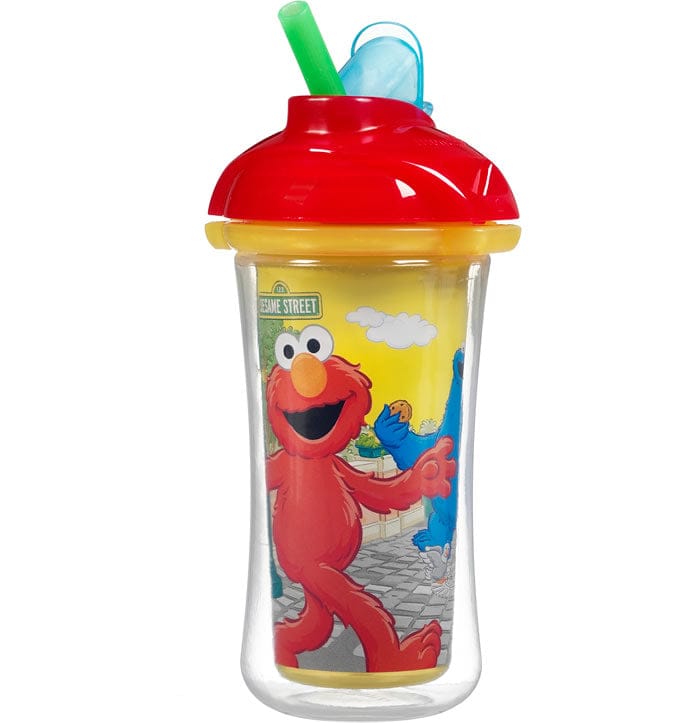 Munchkin Click Lock 9oz Insulated Straw Cup - Sesame Street (Colors May Vary) - 15480