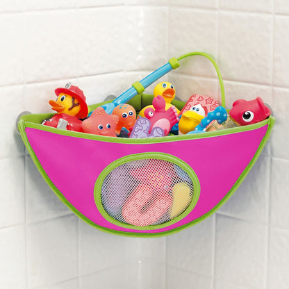 Munchkin Corner Bath Toy Organizer - Pink - 11252-PINK