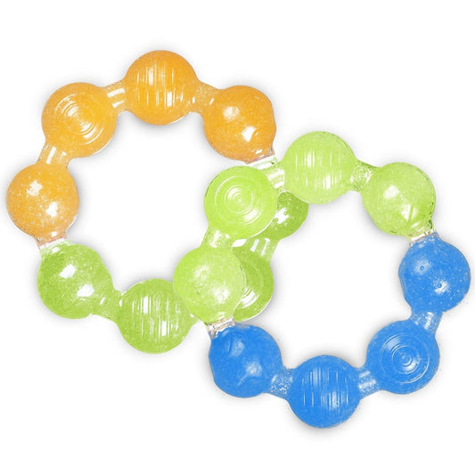 Munchkin Fun Ice Ring Teether - 2pk - Blue/Green - 43486-BOY
