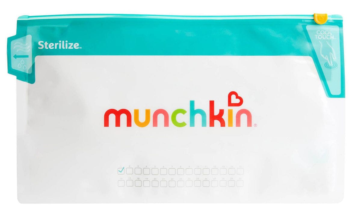 Munchkin Jumbo Bottle Sterilizer Bag, 6 Pack - 17571