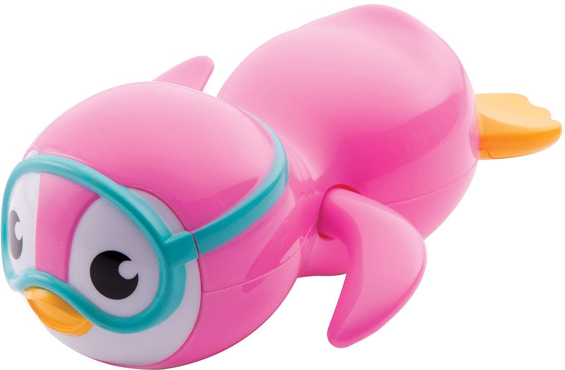 Munchkin Swimming Penguin Bath Toy - Pink - 44925-PINK