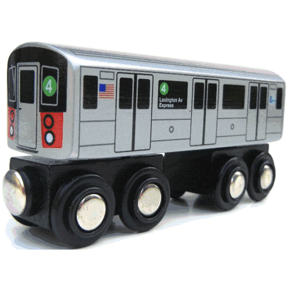 Munipals NYC No. 4 Subway Train Car - MP01-1104