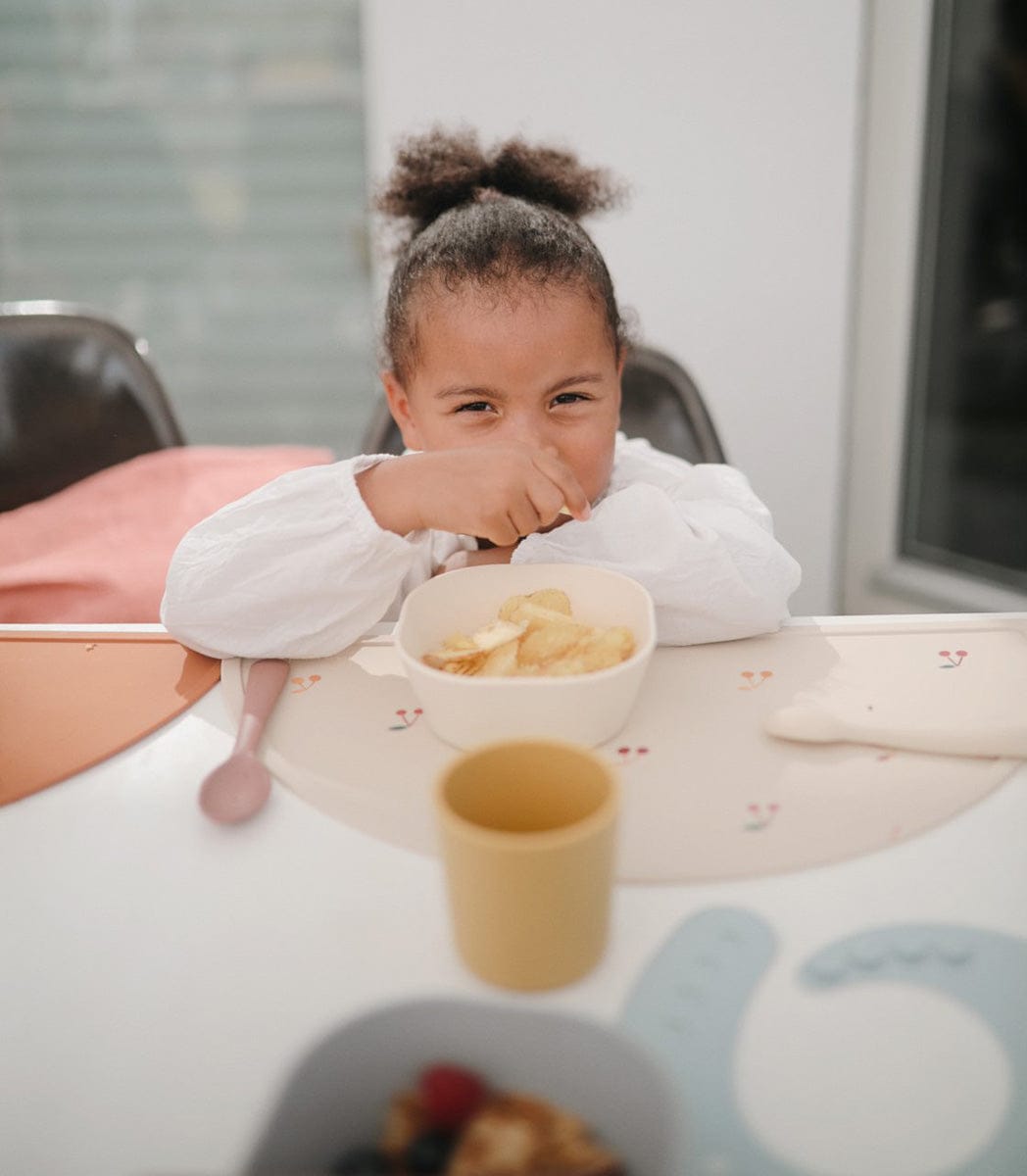 Mushie Dinnerware Cups for Kids, Set of 2 - Mustard - MDC-320