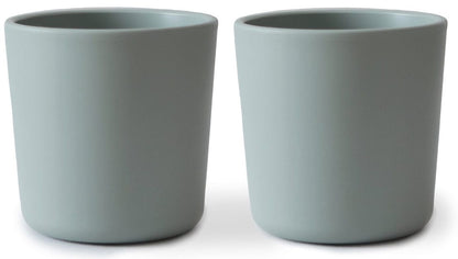 Mushie Dinnerware Cups for Kids, Set of 2 - Sage - MDC-319