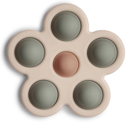 Mushie Flower Press Toy - Dried Thyme / Natural / Shifting Sand - MDT-1001