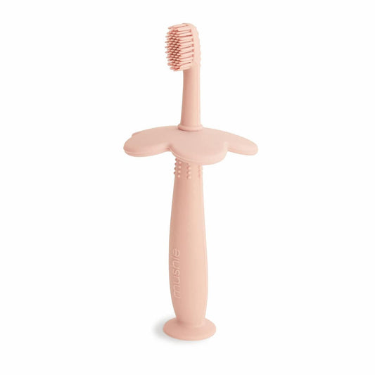 Mushie Flower Training Toothbrush - Blush - MFTT-1003