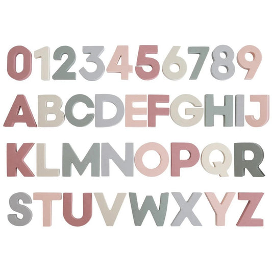 Mushie Letters & Numbers Bath Play Set - Original - LNBS-1001