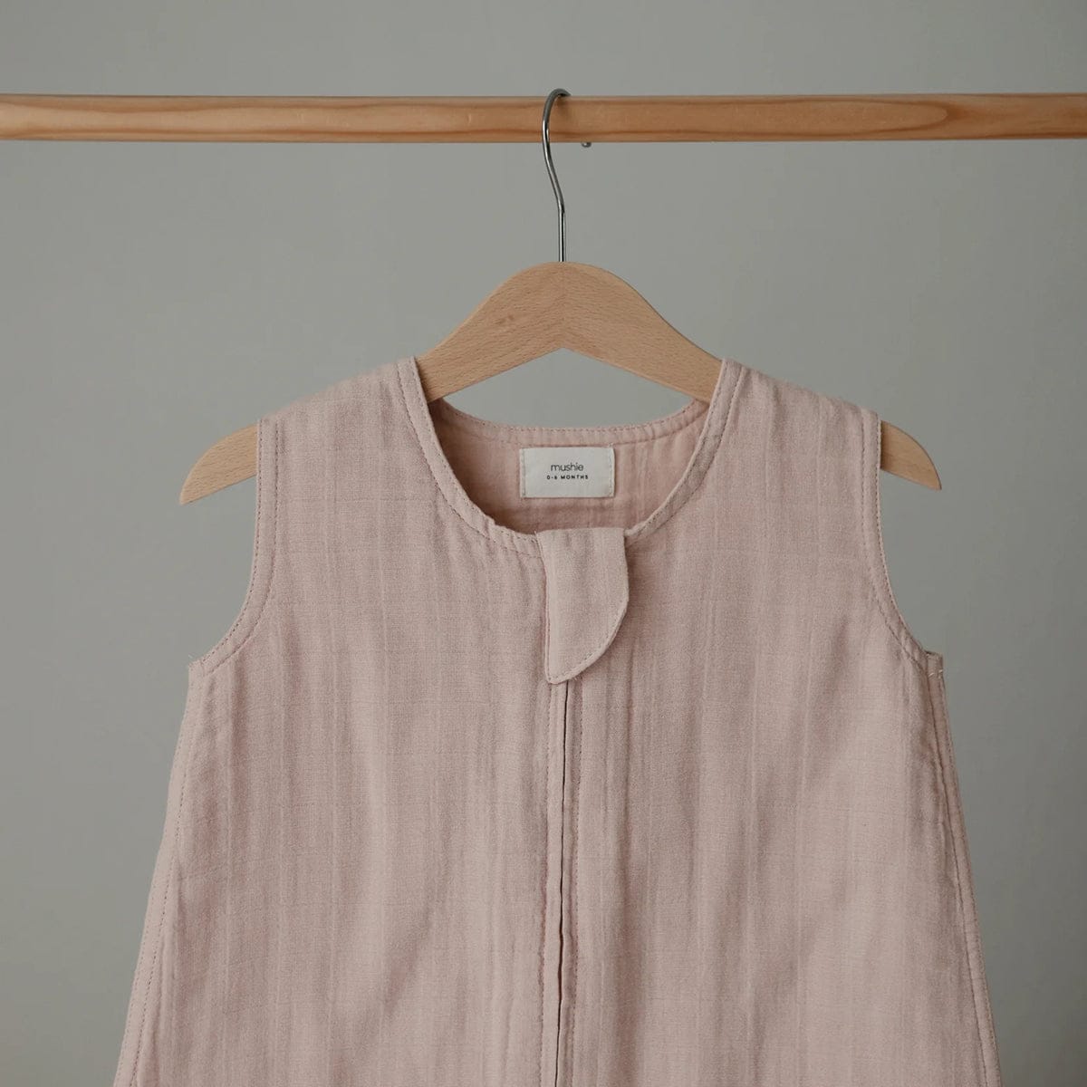 Mushie Organic Cotton Sleep Bag - Blush - MMSS-1001