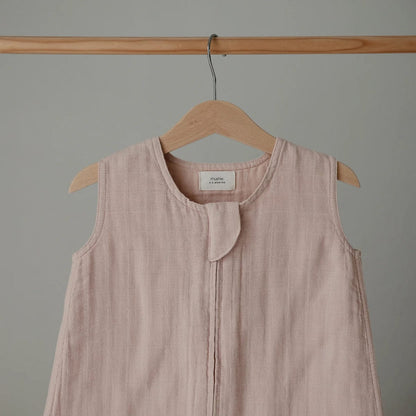 Mushie Organic Cotton Sleep Bag - Blush - MMSS-1001