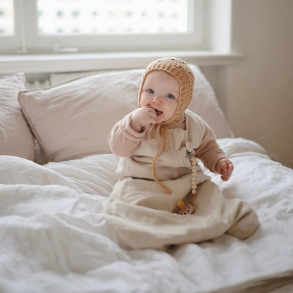 Mushie Organic Cotton Sleep Bag - Fog - MMSS-1002