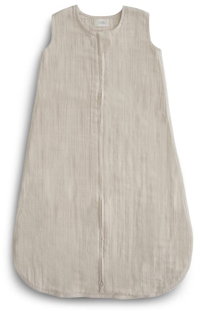 Mushie Organic Cotton Sleep Bag - Fog - MMSS-1002