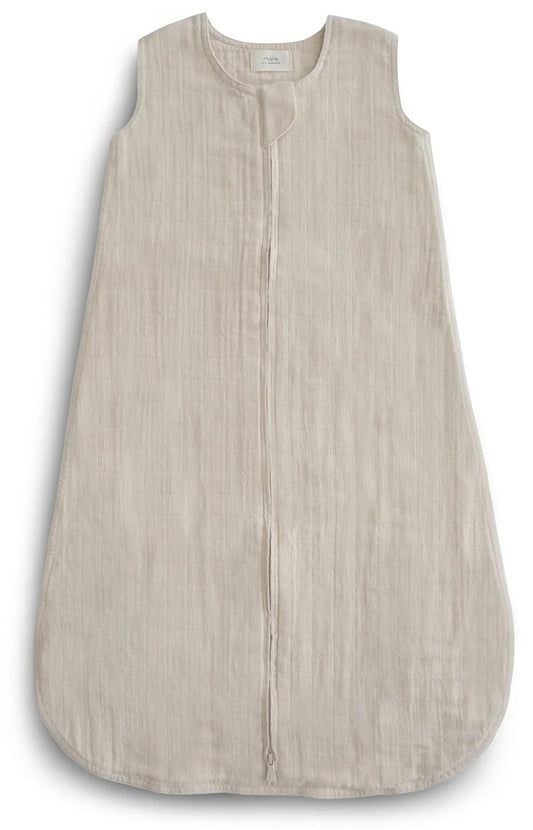 Mushie Organic Cotton Sleep Bag - Fog - MMSS-1002