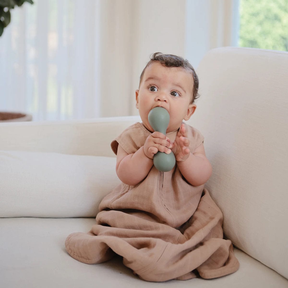 Mushie Organic Cotton Sleep Bag - Natural - MMSS-1005