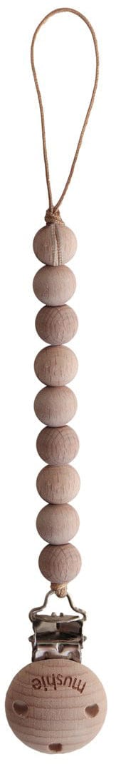Mushie Pacifier Clip Cleo - Wood - MPC-30180