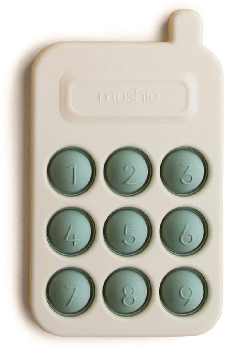 Mushie Phone Press Toy - Cambridge Blue - MDT-2002