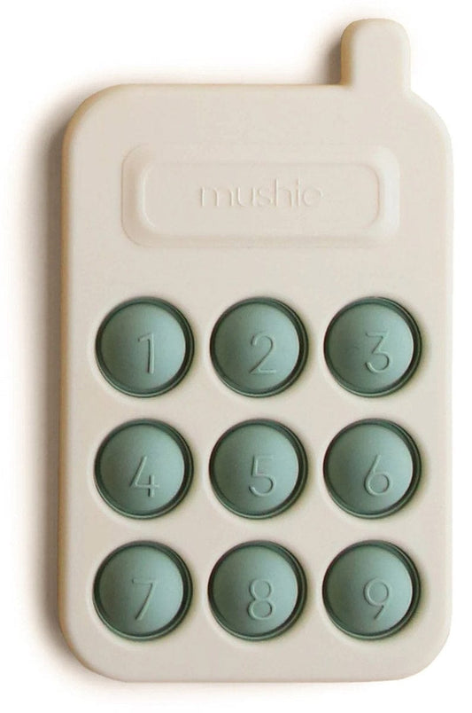 Mushie Phone Press Toy - Cambridge Blue - MDT-2002