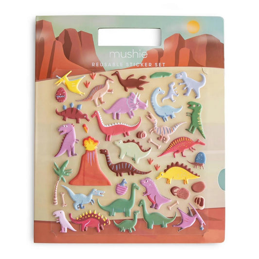 Mushie Reusable Sticker Set - Dino - RSS-1002