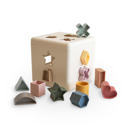 Mushie Shape Sorting Box - Original - MSSB-1001