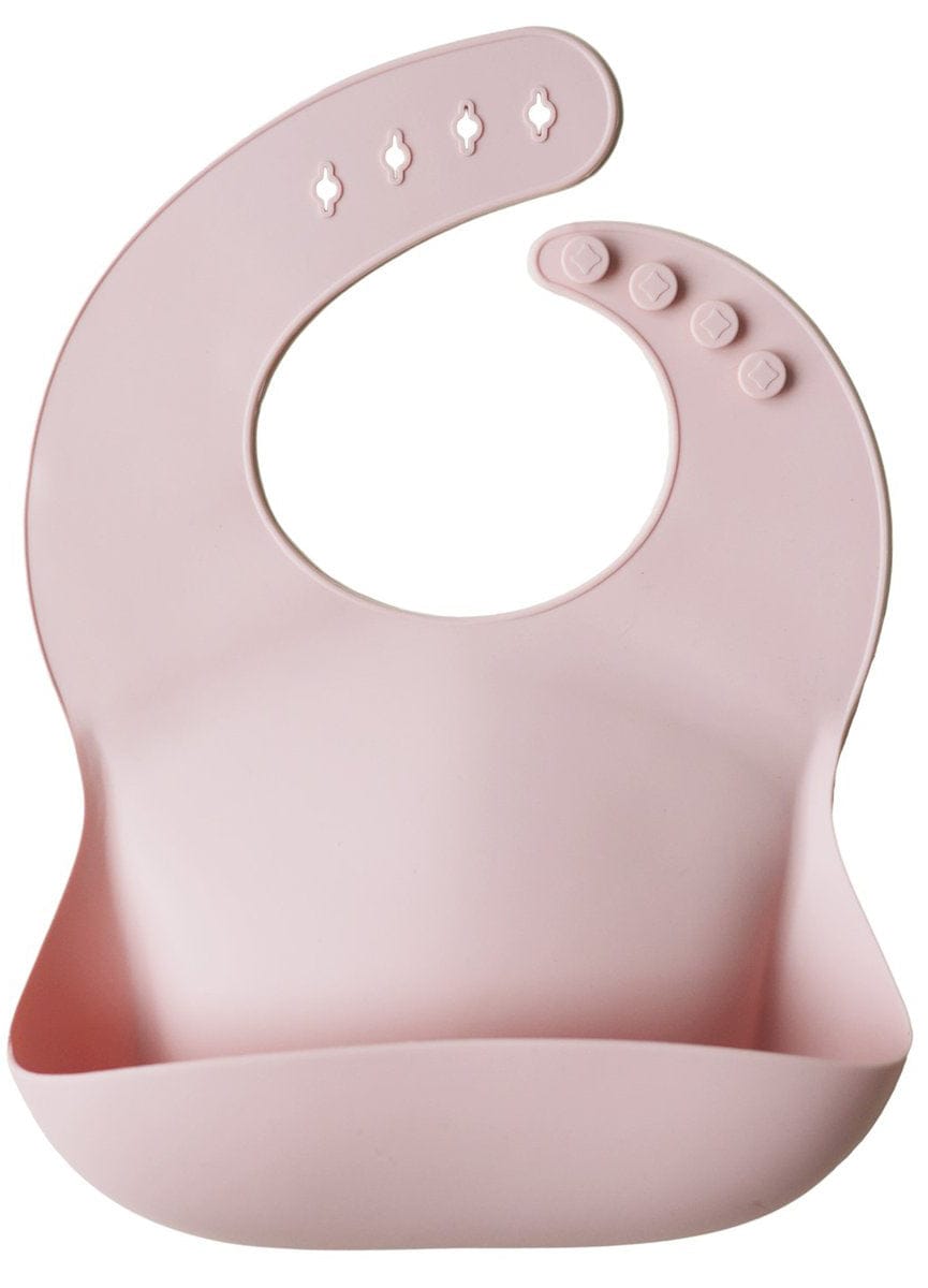 Mushie Silicone Baby Bib - Blush - SB-1028