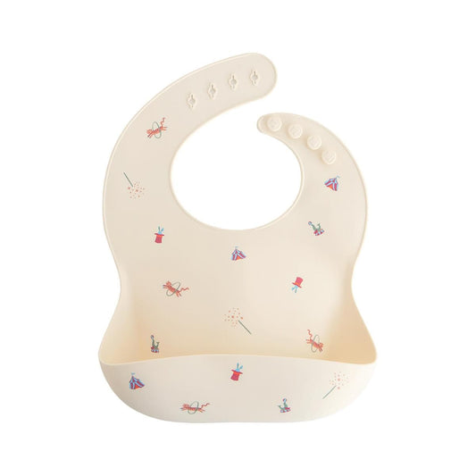 Mushie Silicone Baby Bib - Circus - SB-1058