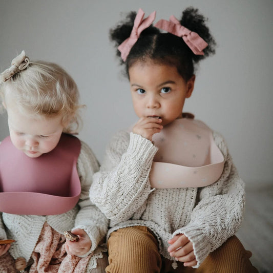 Mushie Silicone Baby Bib - Daisy - SB-1026