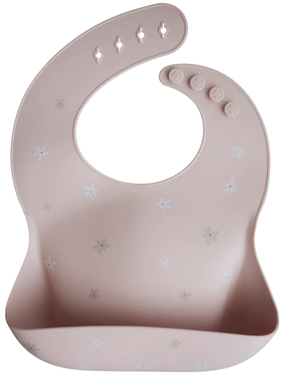 Mushie Silicone Baby Bib - Daisy - SB-1026