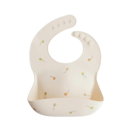 Mushie Silicone Baby Bib - Kites - SB-1056