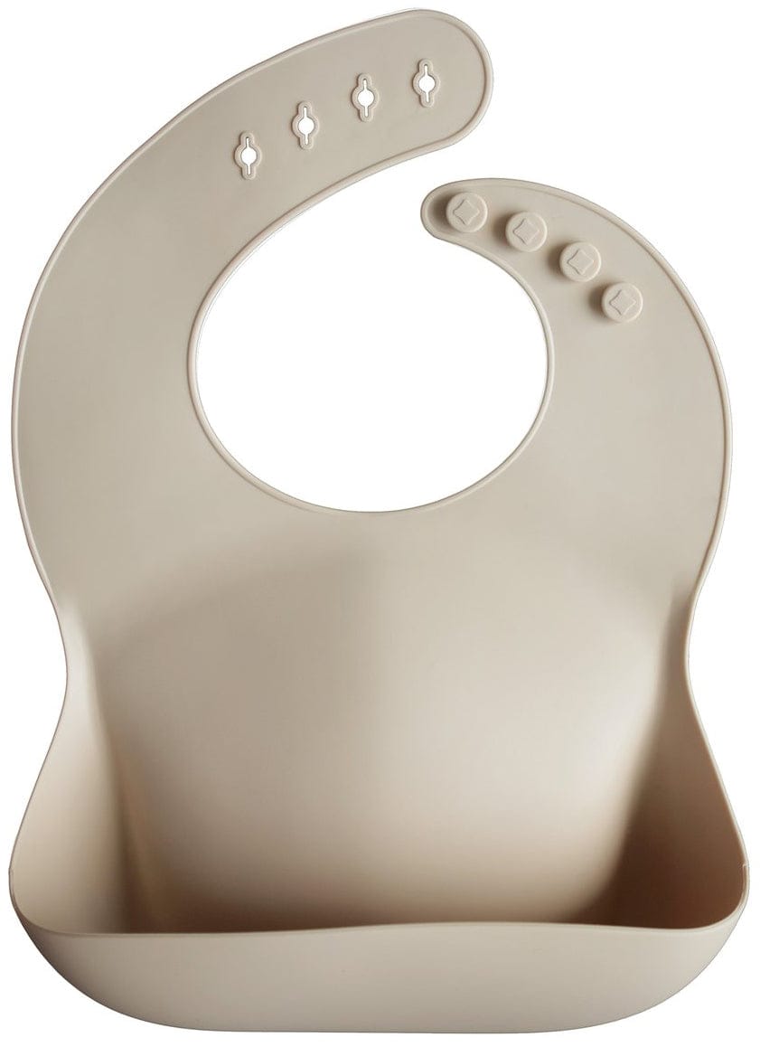 Mushie Silicone Baby Bib - Shifting Sand - SB-1006