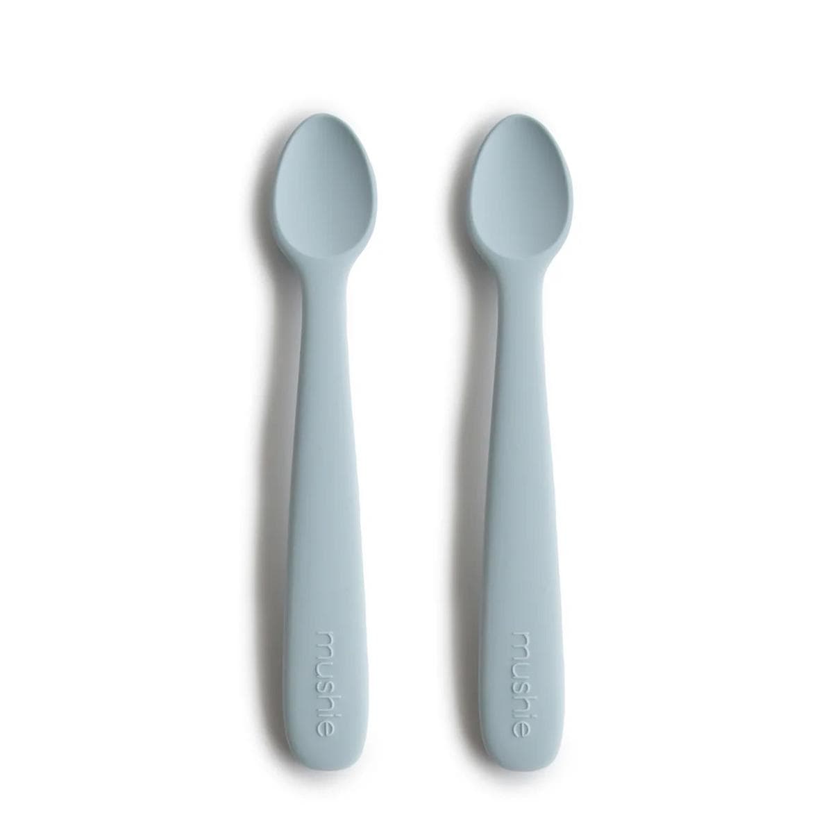 Mushie Silicone Feeding Spoons, 2-Pack - Powder Blue - MSS-205