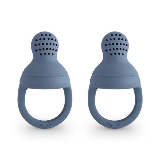 Mushie Silicone Fresh Food Feeder 2-Pack - Tradewinds - SFFF-1006