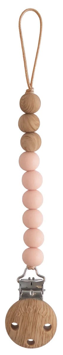 Mushie Silicone Pacifier Clip Eva - Blush - MPC-9003