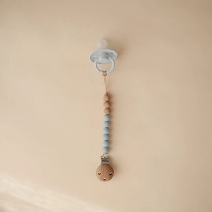 Mushie Silicone Pacifier Clip Eva - Cloud - MPC-9006