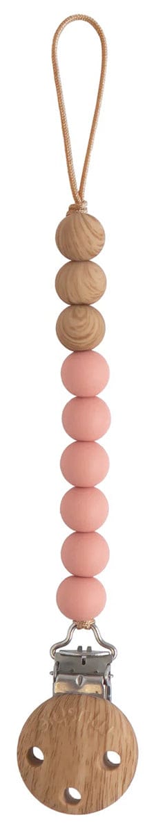 Mushie Silicone Pacifier Clip Eva - Powder - MPC-9013