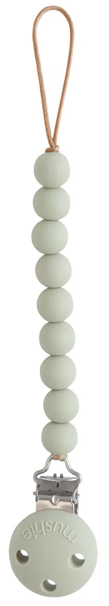 Mushie Silicone Pacifier Clip Hera - Sage - SMPC-3003