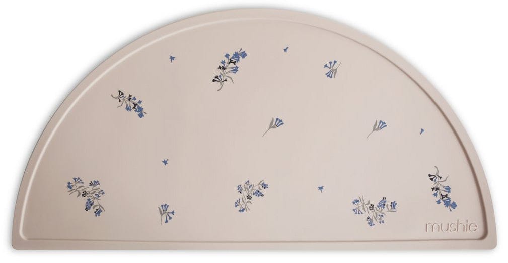 Mushie Silicone Place Mat - Lilac Flowers - MPM-407