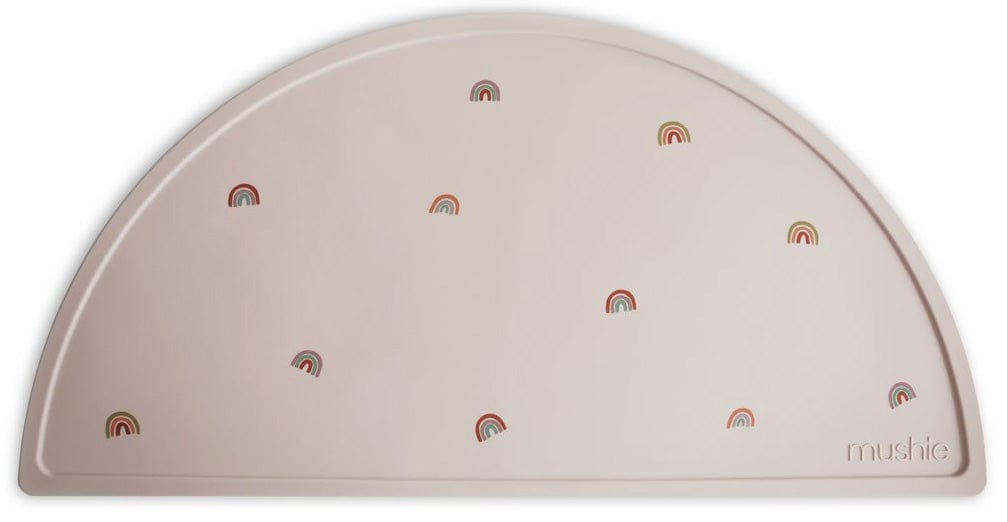 Mushie Silicone Place Mat - Rainbows - MPM-403