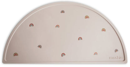Mushie Silicone Place Mat - Rainbows - MPM-403