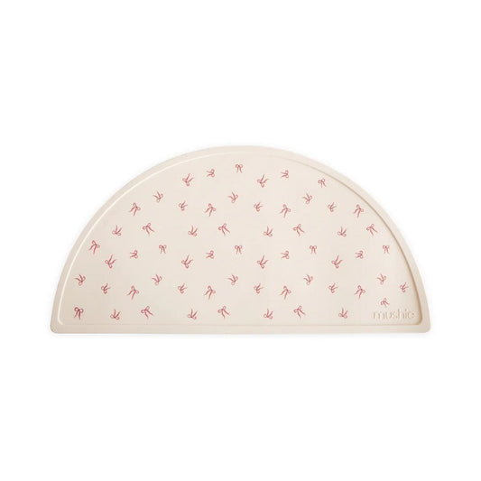 Mushie Silicone Placemat - Bows - MPM-428