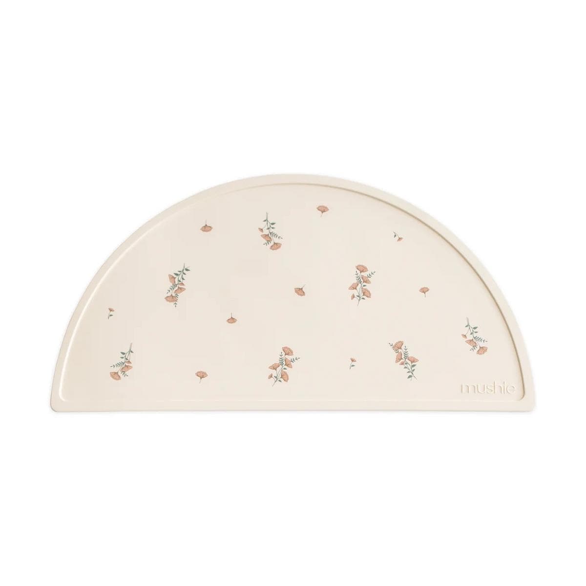 Mushie Silicone Placemat - Pink Flowers - MPM-420