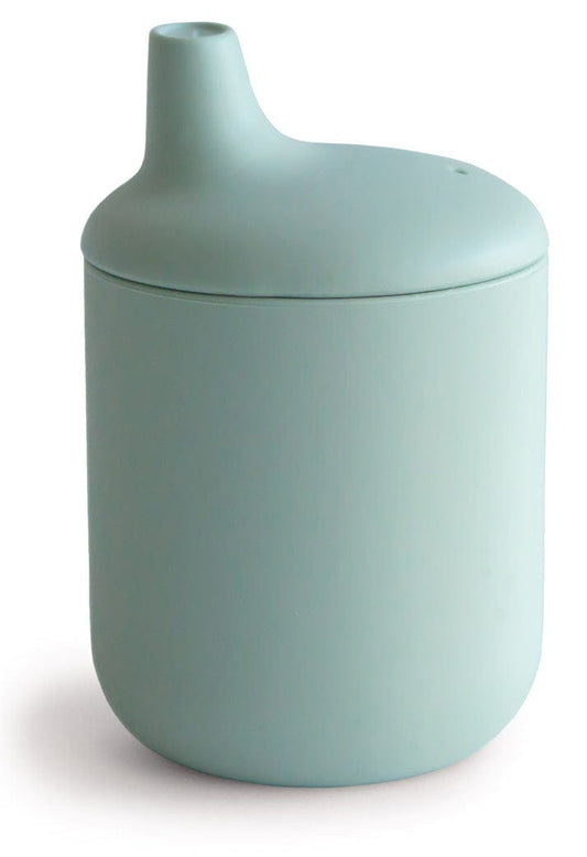 Mushie Silicone Sippy Cup - Cambridge Blue
