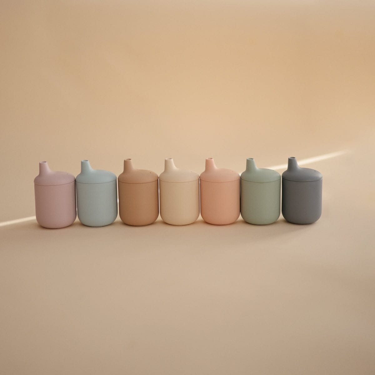 Mushie Silicone Sippy Cup - Powder Blue - SC-107