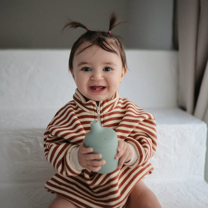 Mushie Silicone Sippy Cup - Powder Blue - SC-107