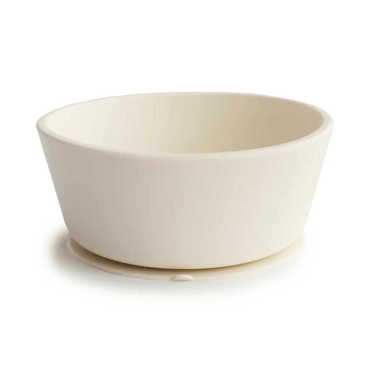 Mushie Silicone Suction Bowl - Ivory - MSB-20007