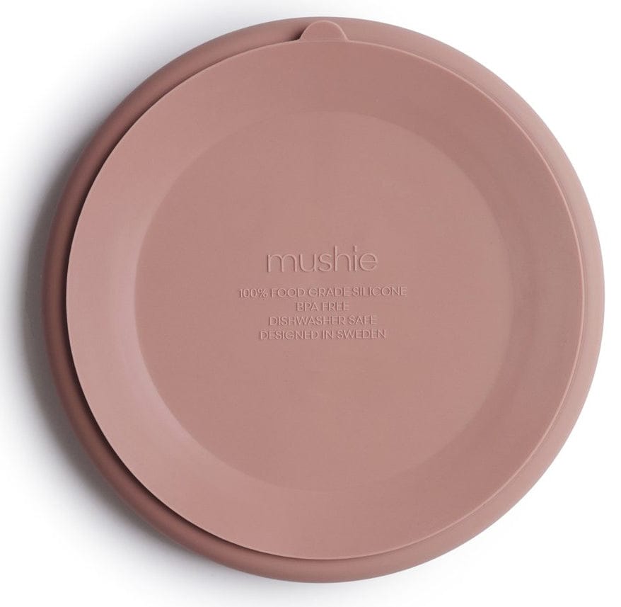 Mushie Silicone Suction Plate - Blush - MSP-20008
