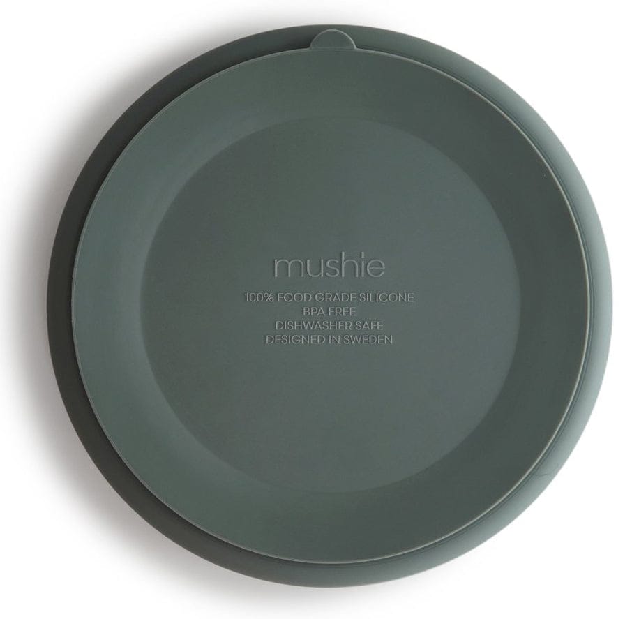 Mushie Silicone Suction Plate - Dried Thyme - MSP-20011