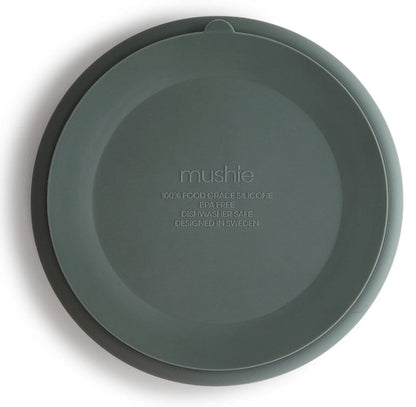 Mushie Silicone Suction Plate - Dried Thyme - MSP-20011