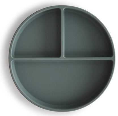 Mushie Silicone Suction Plate - Dried Thyme - MSP-20011