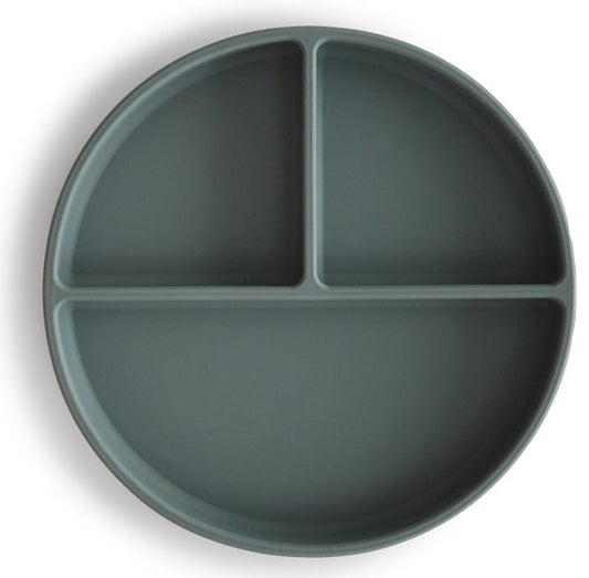 Mushie Silicone Suction Plate - Dried Thyme - MSP-20011